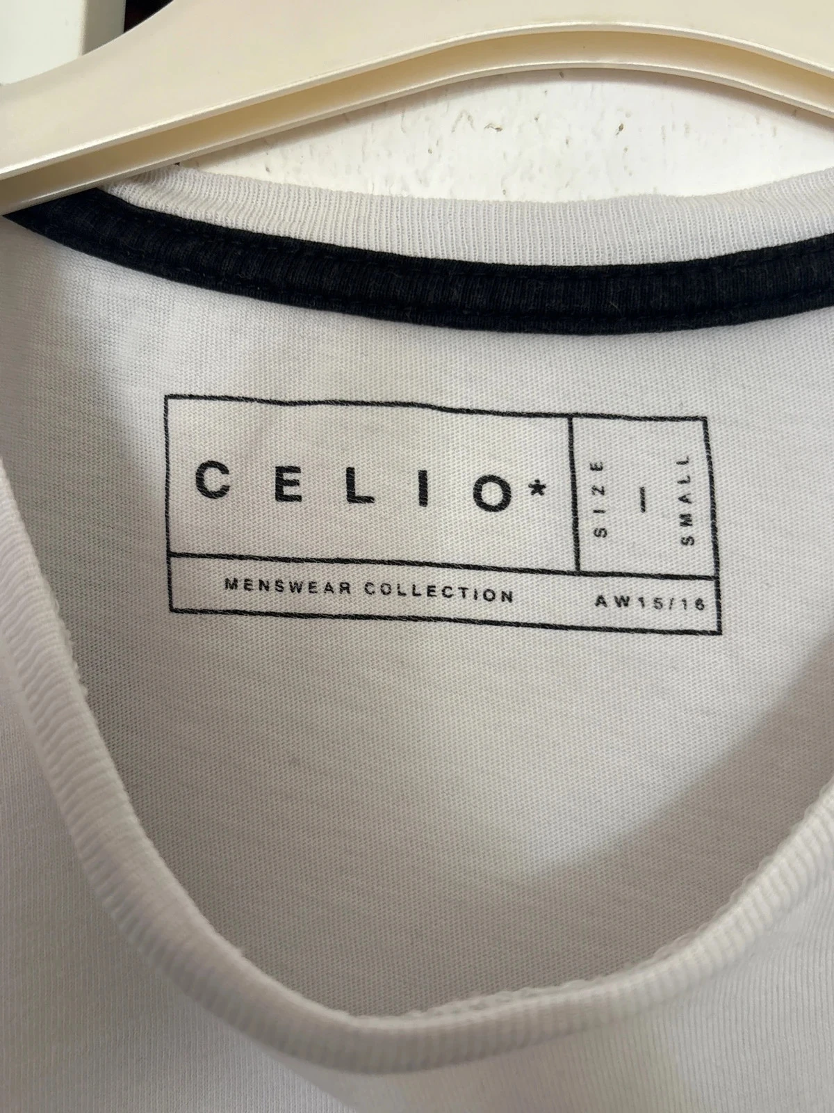 White Celio t-shirt size S – photo 4